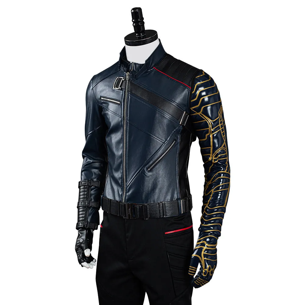 The Falcon and the Winter Soldier Halloween Carnival Suit Bucky Barnes Cosplay Costume