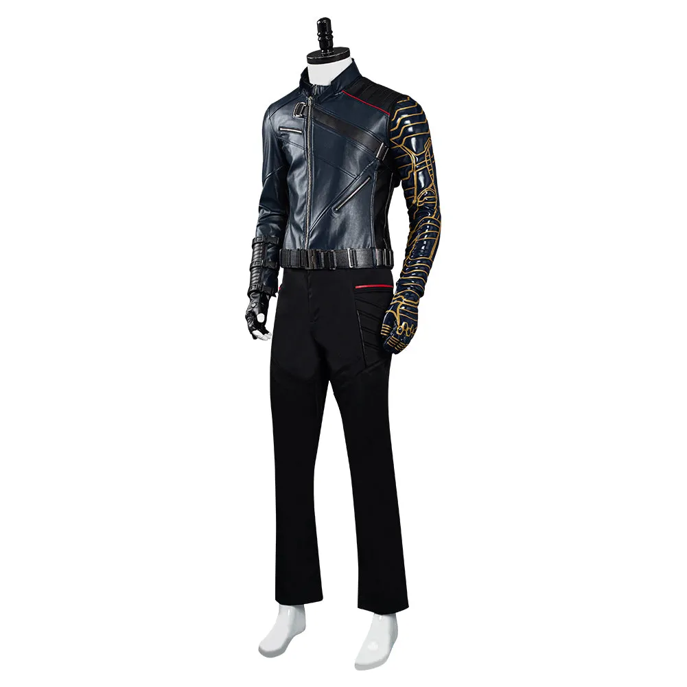 The Falcon and the Winter Soldier Halloween Carnival Suit Bucky Barnes Cosplay Costume