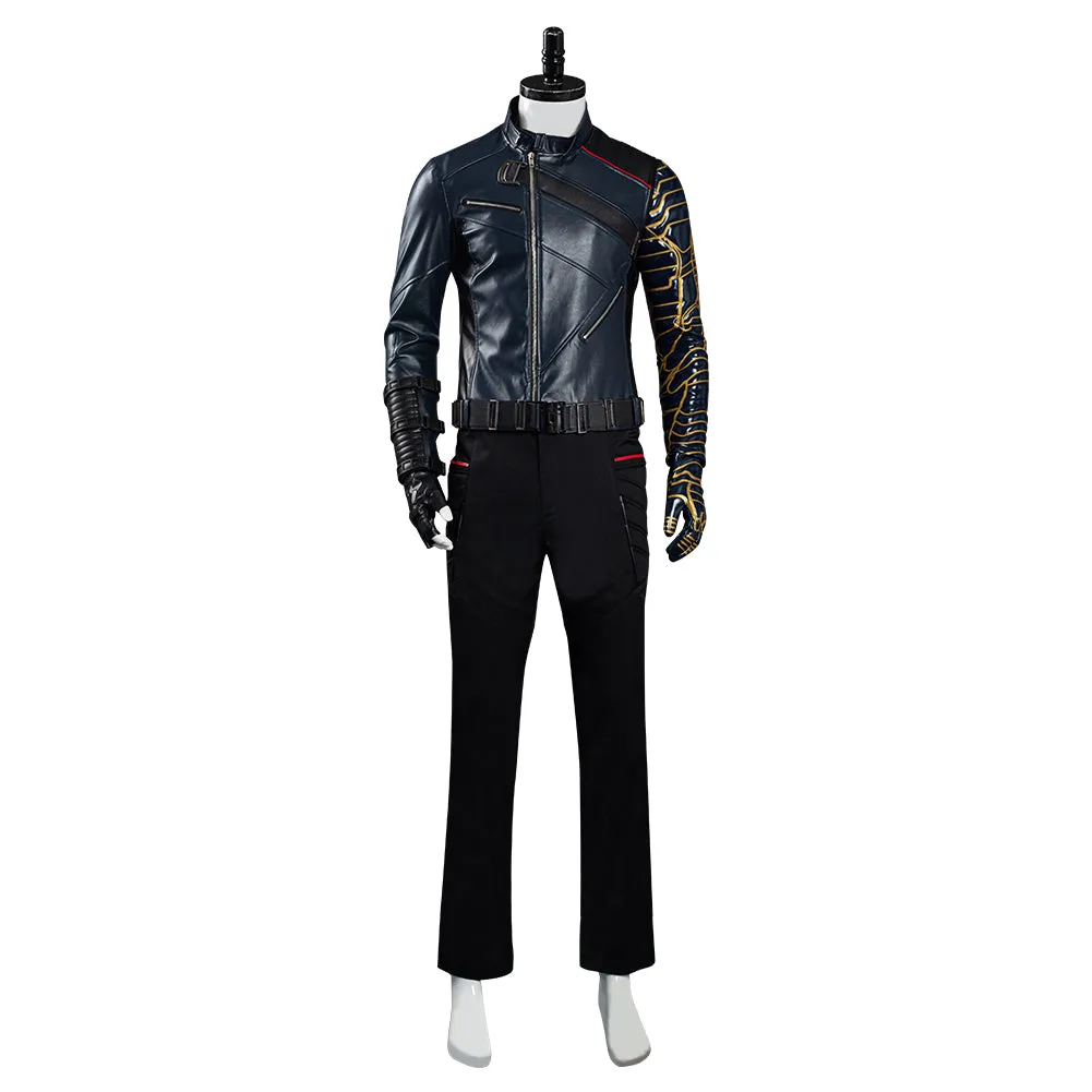 The Falcon and the Winter Soldier Halloween Carnival Suit Bucky Barnes Cosplay Costume