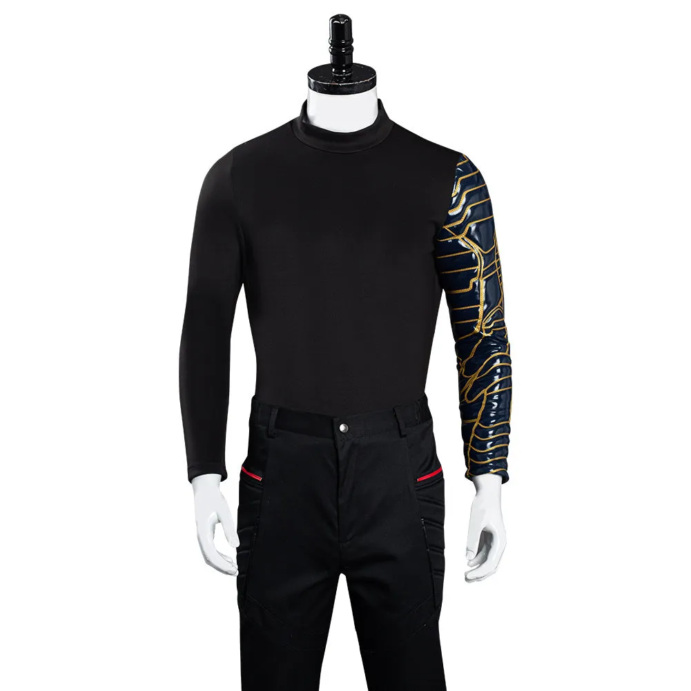 The Falcon and the Winter Soldier Halloween Carnival Suit Bucky Barnes Cosplay Costume