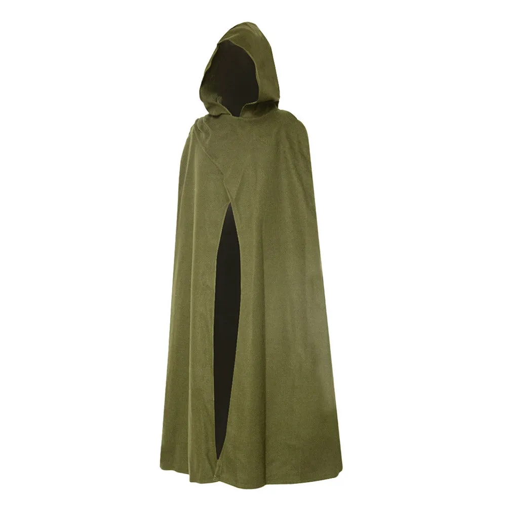 The Hobbit Medieval Elf King Cloak Battle Cloak Cosplay Costume Outfits Halloween Carnival Suit