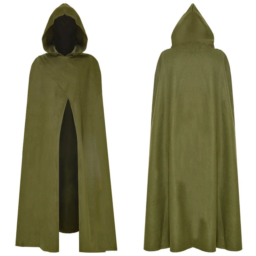 The Hobbit Medieval Elf King Cloak Battle Cloak Cosplay Costume Outfits Halloween Carnival Suit