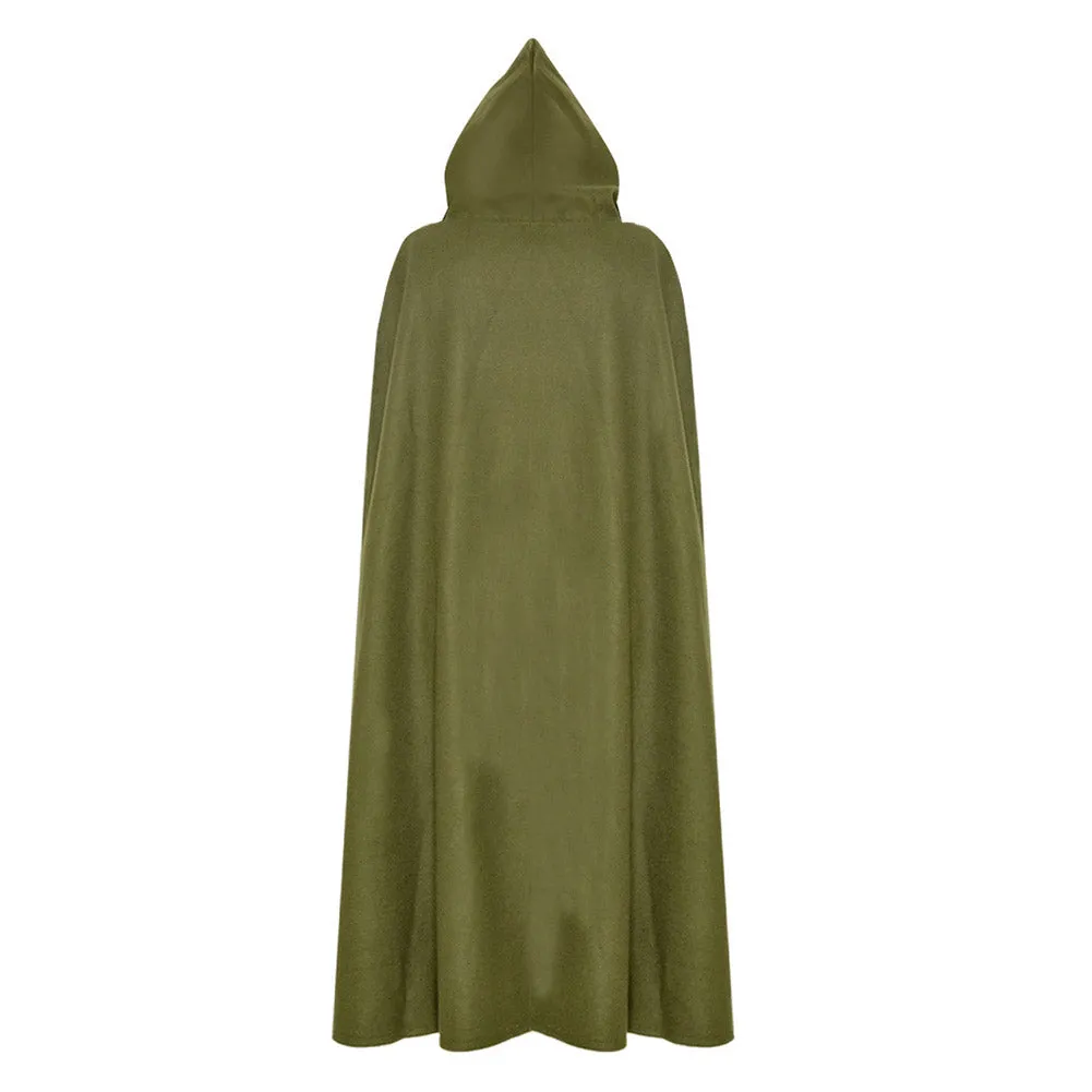 The Hobbit Medieval Elf King Cloak Battle Cloak Cosplay Costume Outfits Halloween Carnival Suit