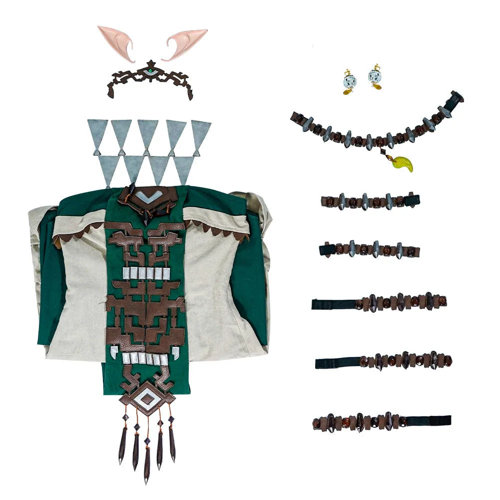 The Legend of Zelda: Tears of the Kingdom Princess Outfits Cosplay Costume Halloween Carnival Suit