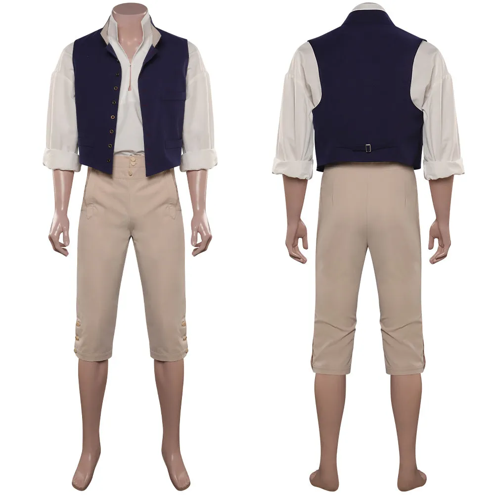The Little Mermaid Prince Eric Outfit Cosplay Costume Halloween Carnival Suit