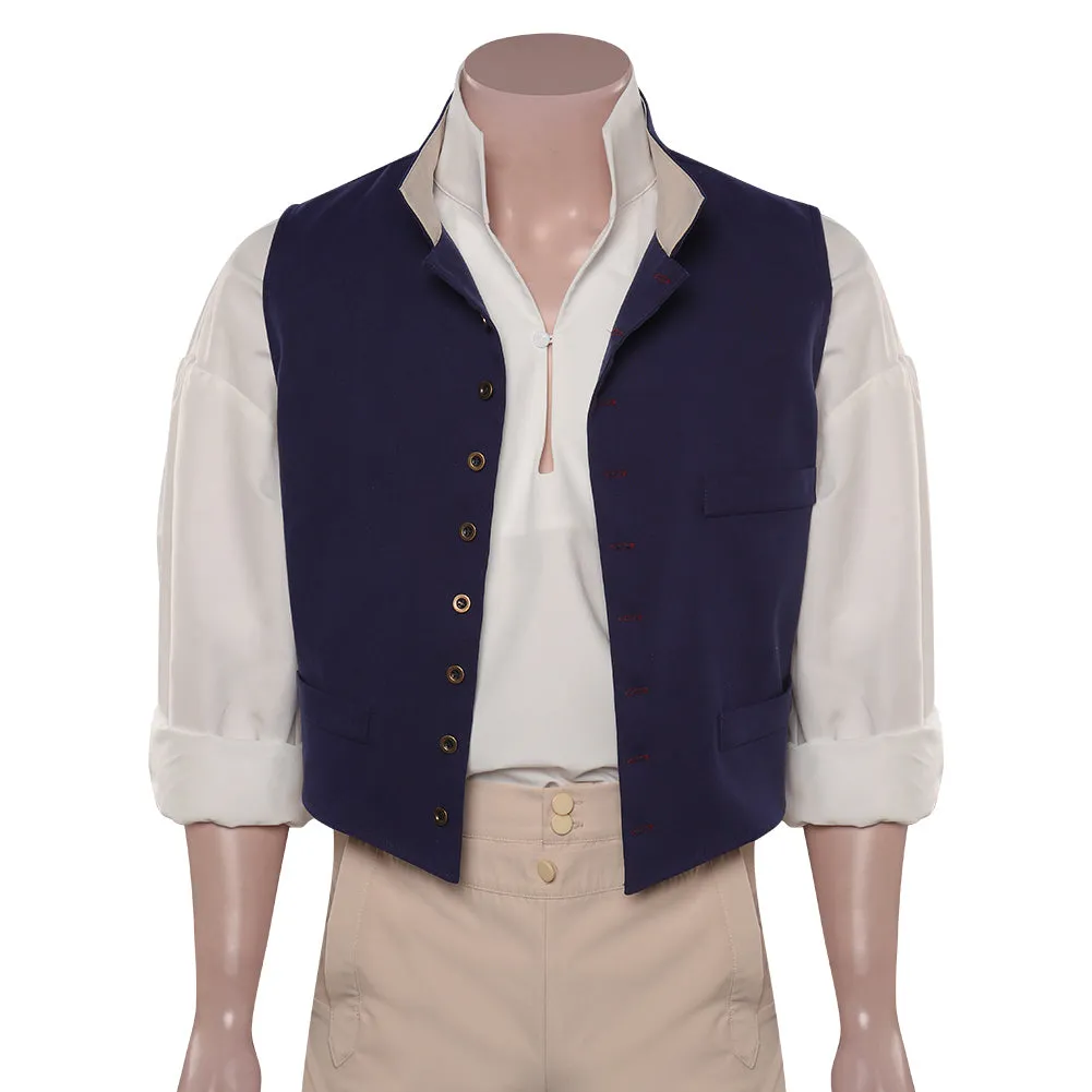 The Little Mermaid Prince Eric Outfit Cosplay Costume Halloween Carnival Suit