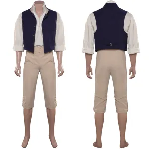The Little Mermaid Prince Eric Outfit Cosplay Costume Halloween Carnival Suit