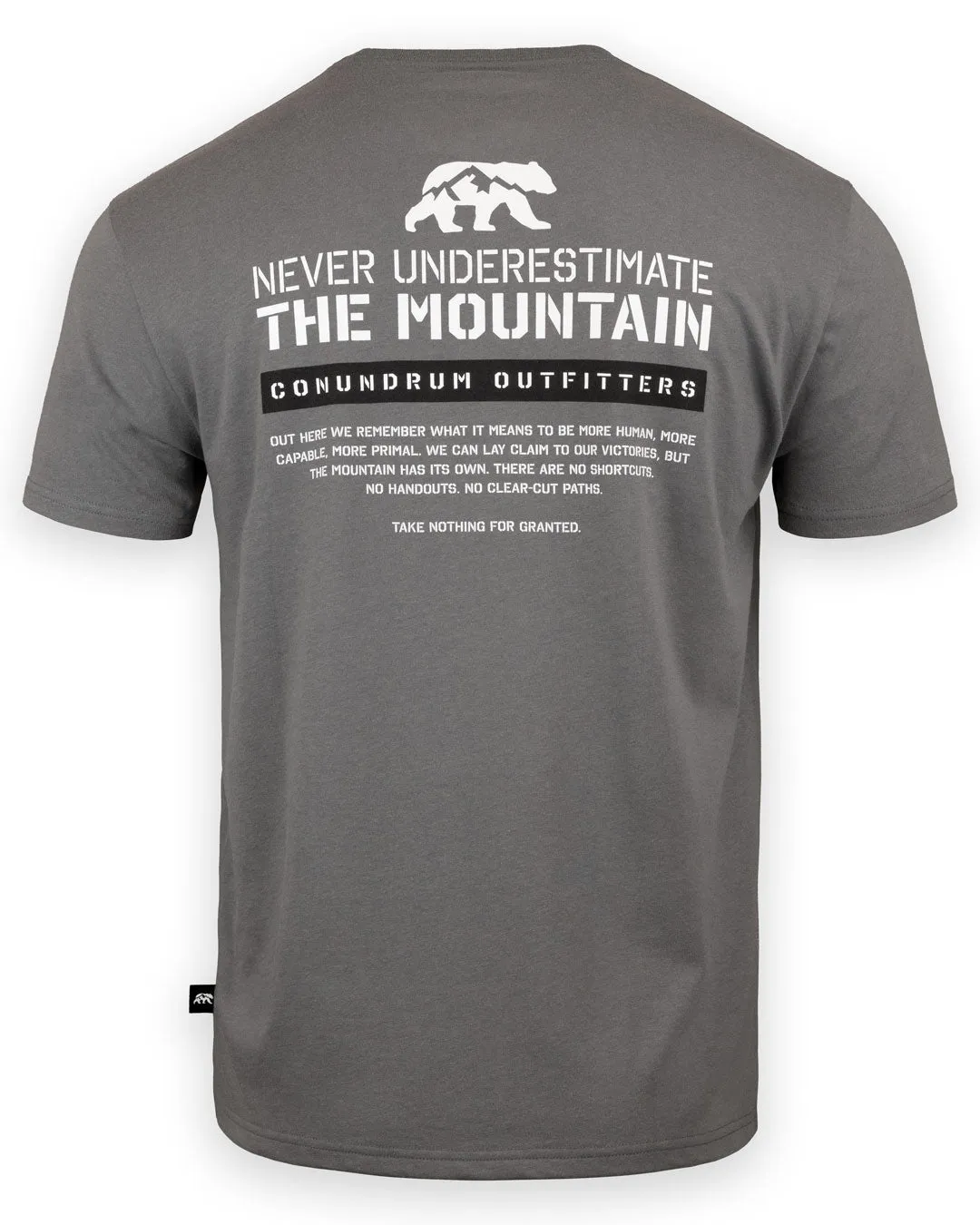 The Mountain Premium Short Sleeve - Metal Grey