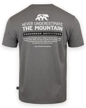 The Mountain Premium Short Sleeve - Metal Grey