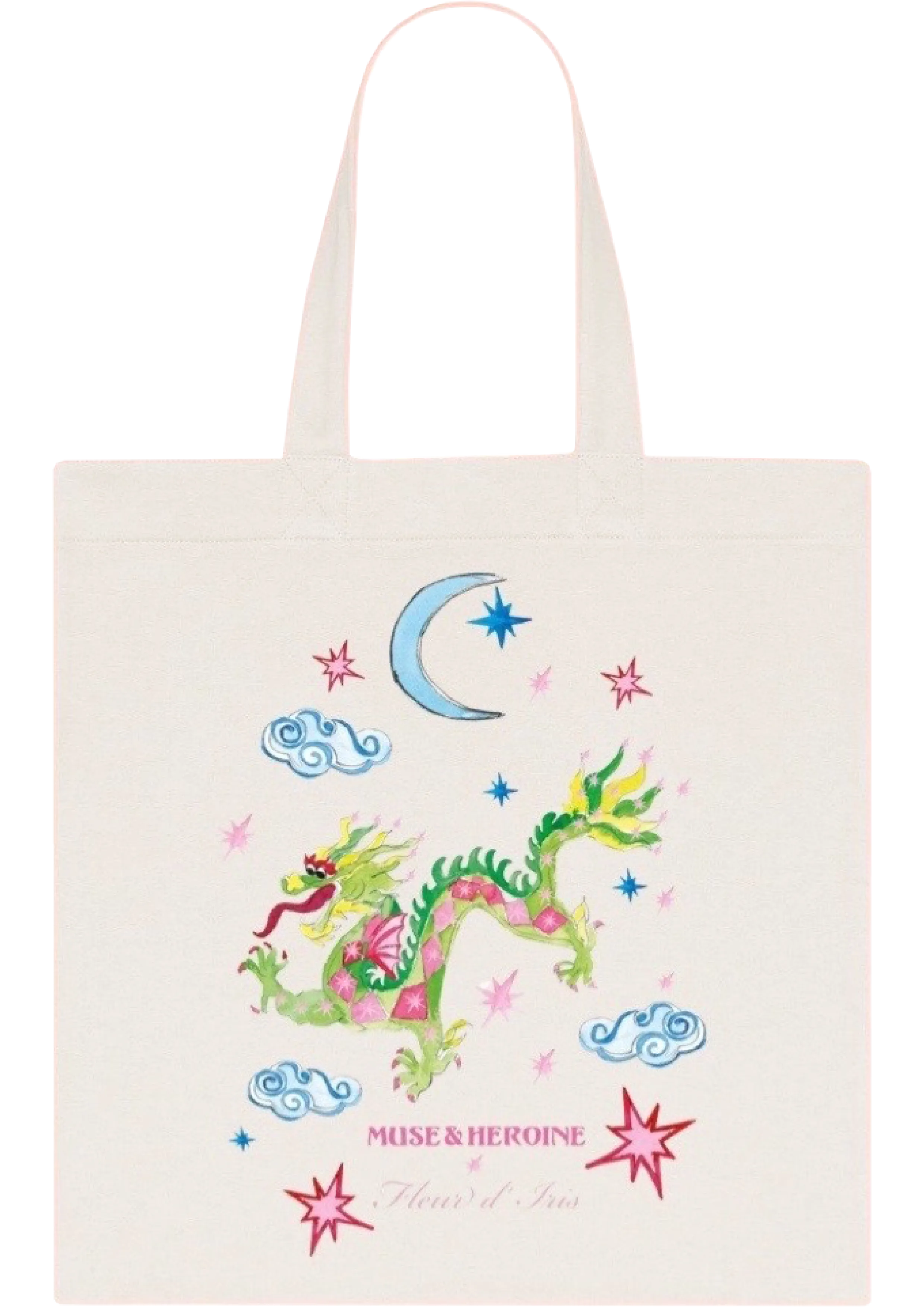 THE MUSE & HEROINE DRAGON TOTE BAG - LIMITED EDITION BY FLEUR D'IRIS