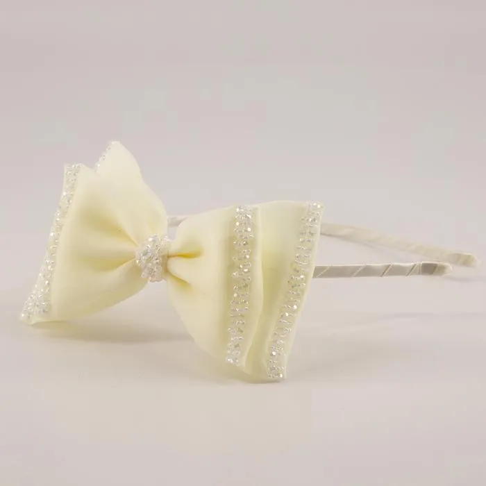 The Wonderland Designer Hair Bow Headband
