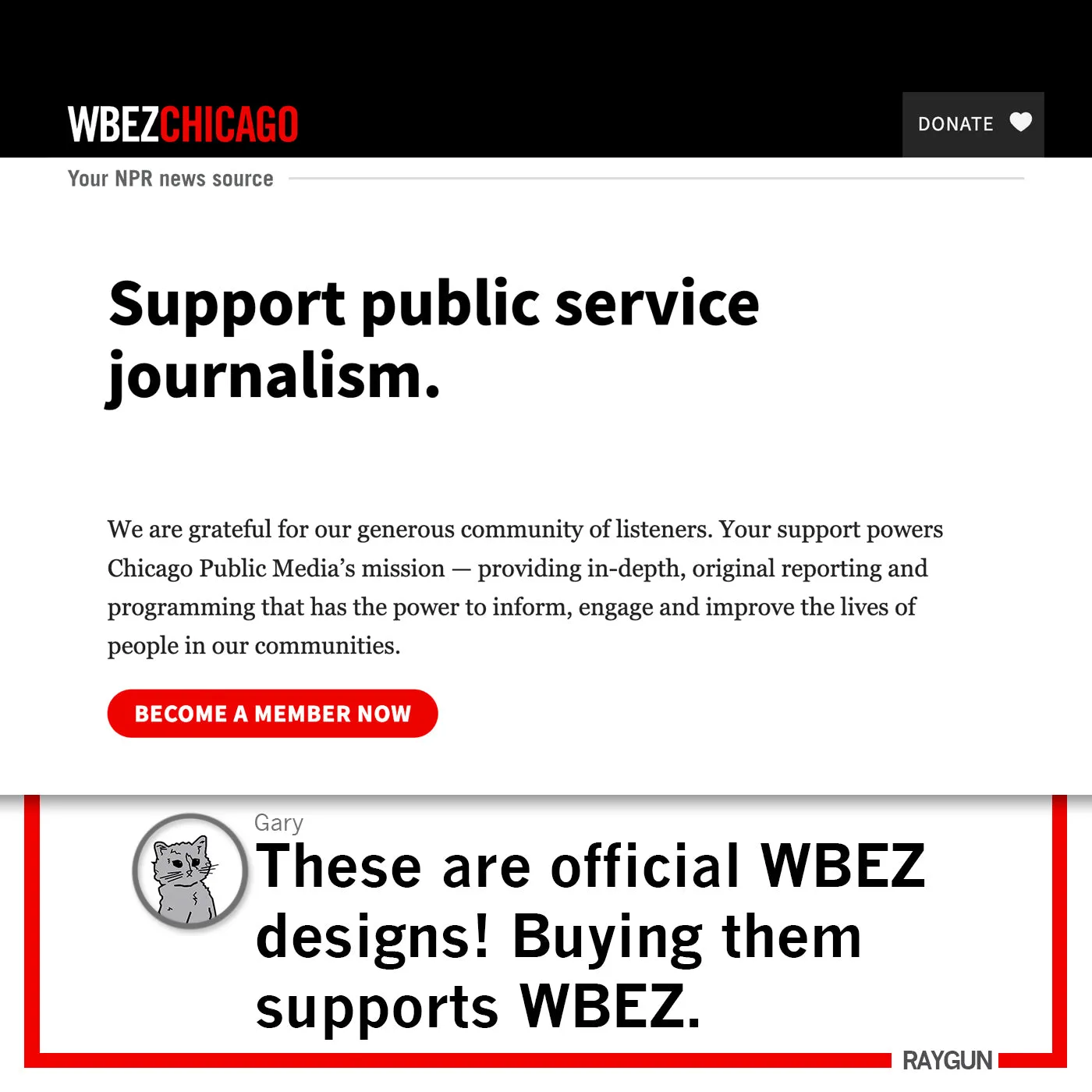 This Is My WBEZ Tote Bag