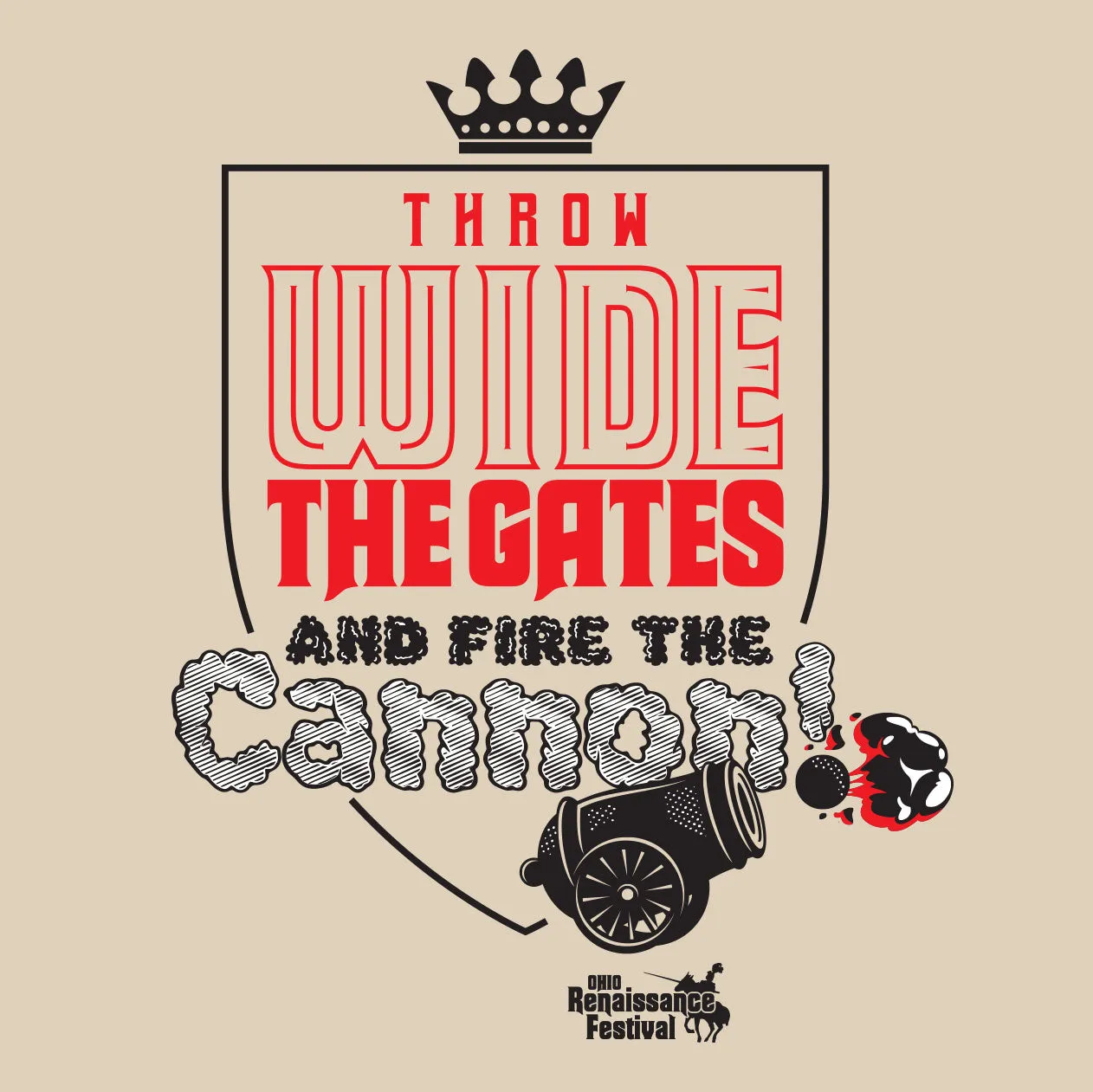 Throw Wide The Gates and Fire The Cannon Tote