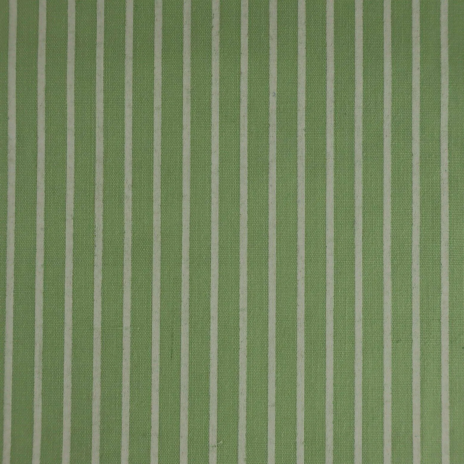 Ticking Stripes Meadow Shabby Chic Polycotton Floral Fabric