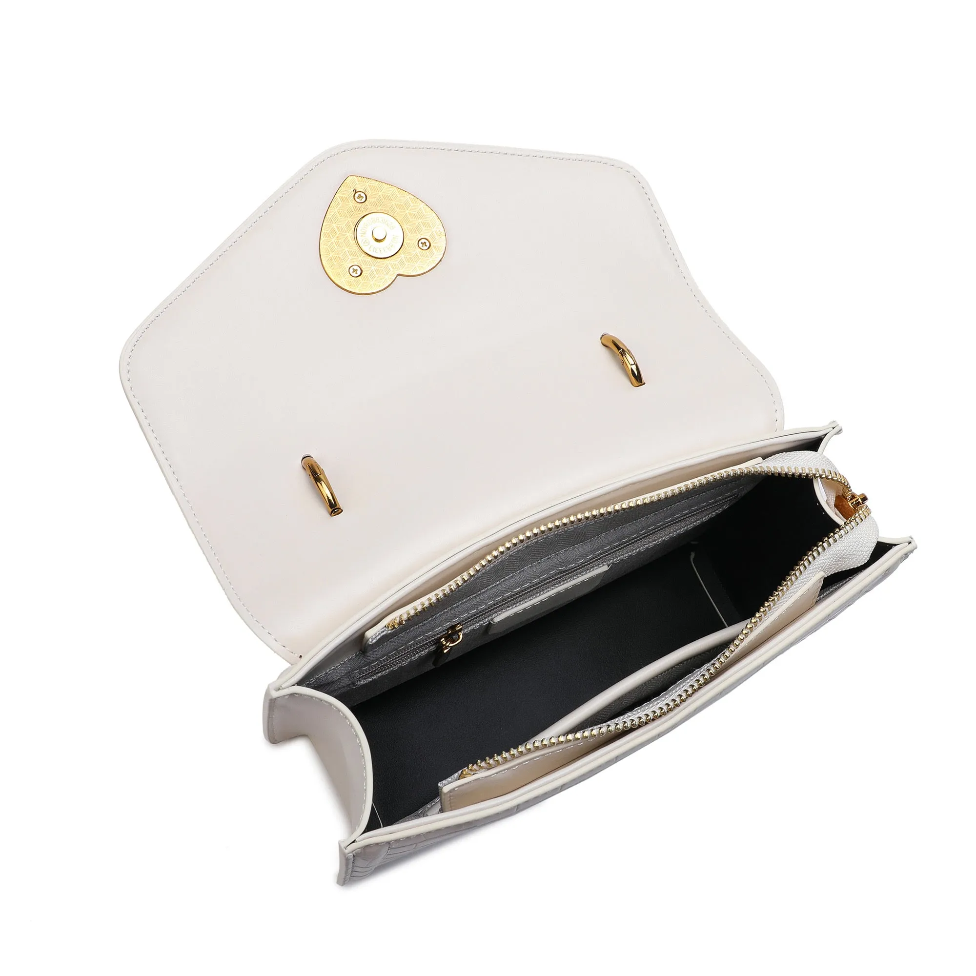 Tiffany & Fred Satchel/Shoulder Leather Bag
