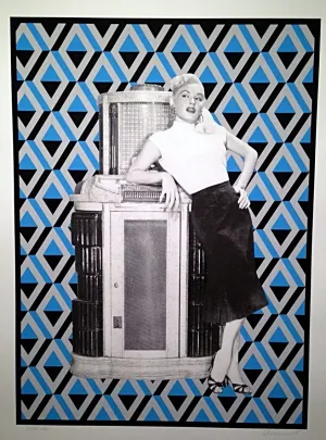 Tim Oliveira Let's Dance Variant One Blue Mamie Van Doren  2016