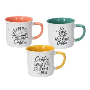 Tognana Vintage 360ml Happy Mug Set of 6