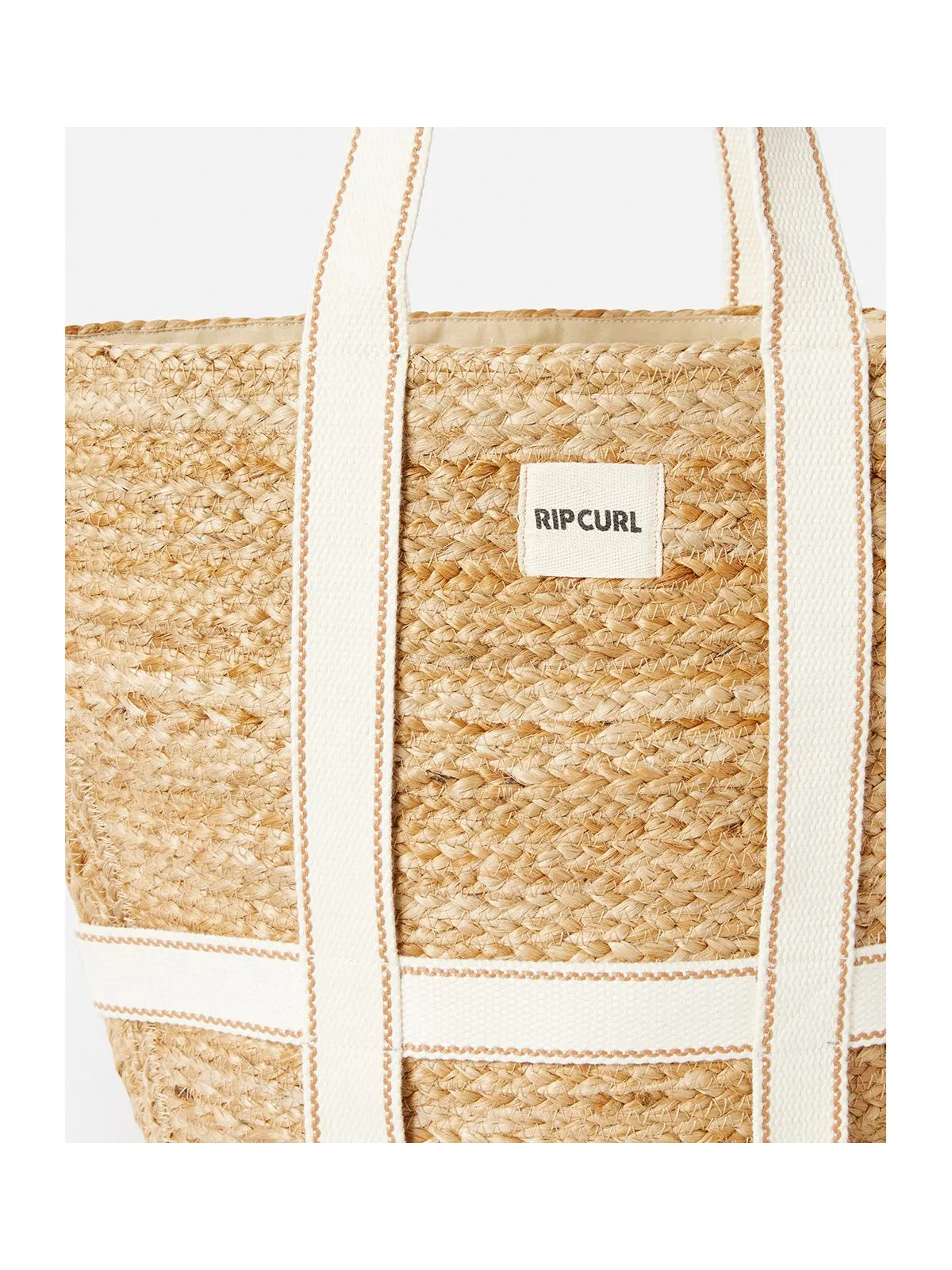 Torebka plażowa z juty RIP CURL Premium Surf Jute 45L Tote beżowy