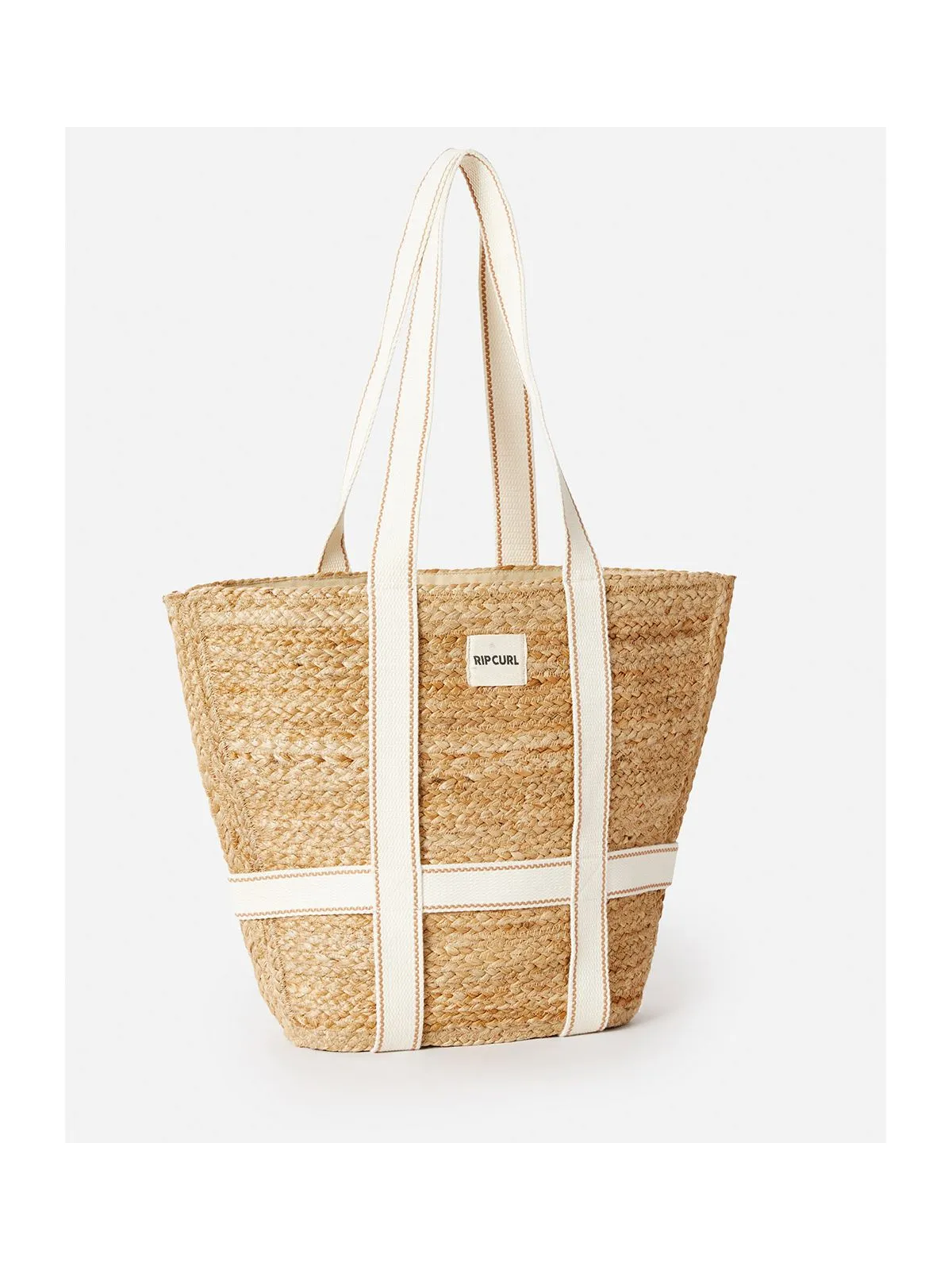 Torebka plażowa z juty RIP CURL Premium Surf Jute 45L Tote beżowy