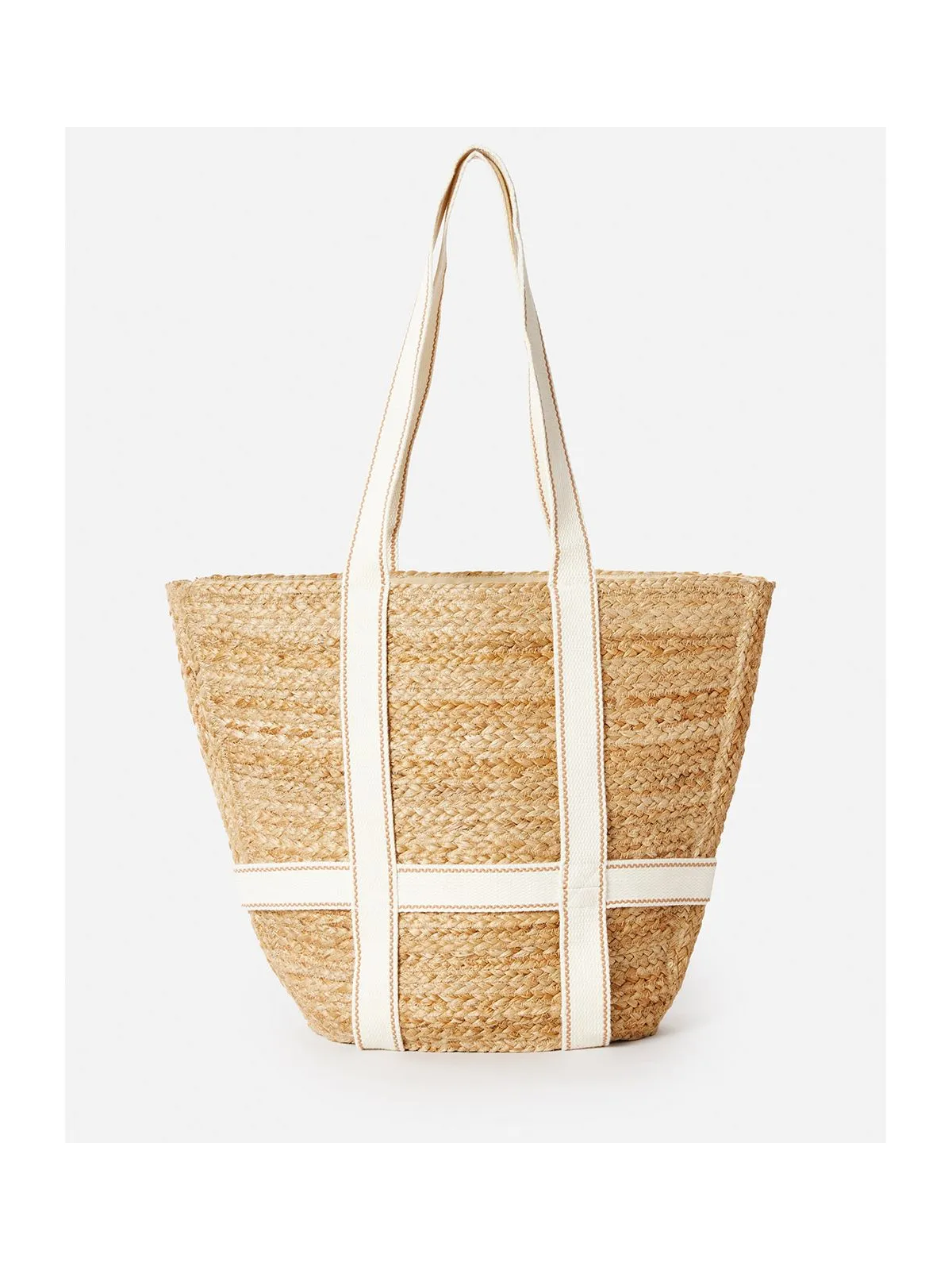 Torebka plażowa z juty RIP CURL Premium Surf Jute 45L Tote beżowy