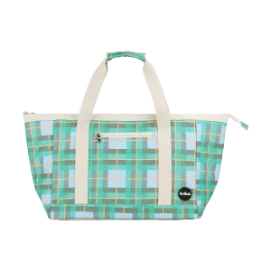 Tote Bag Ocean Check