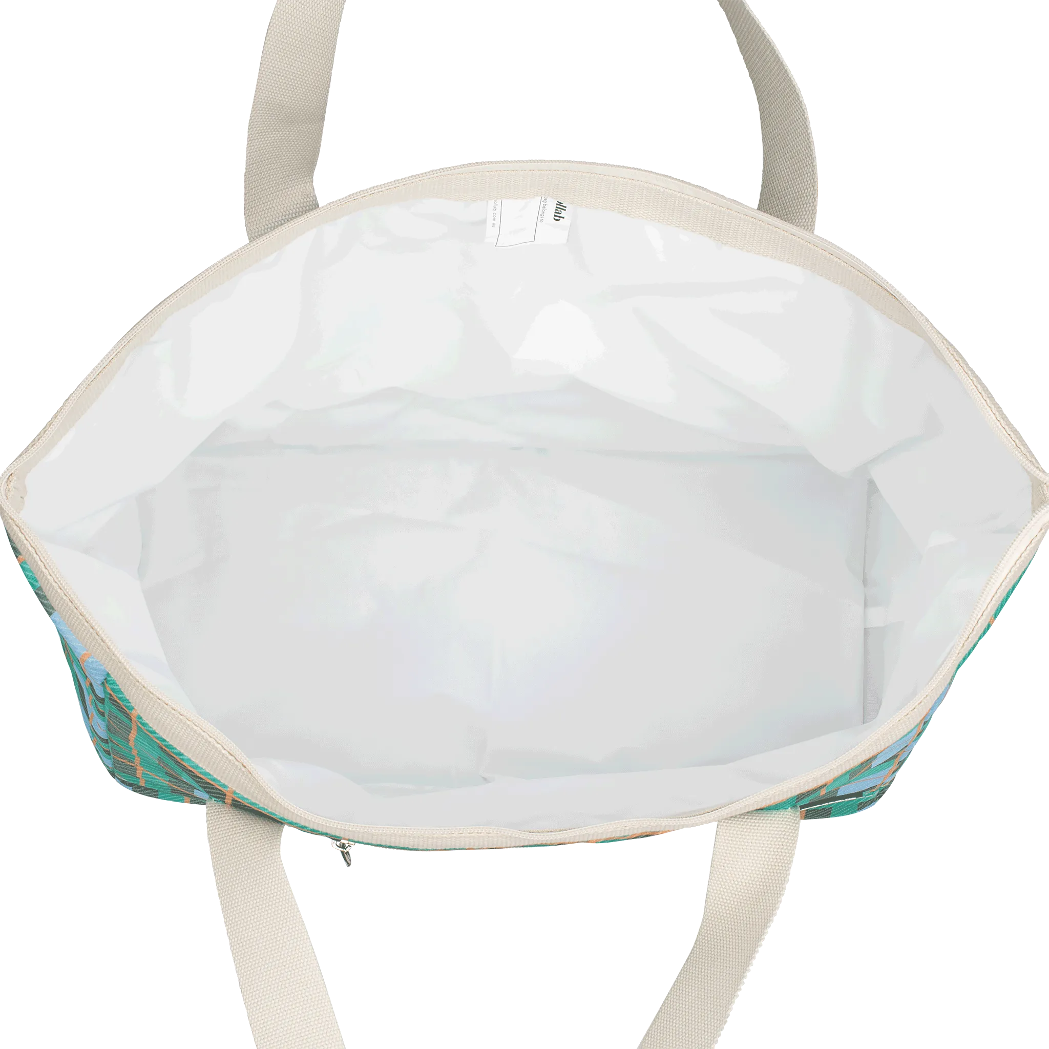 Tote Bag Ocean Check