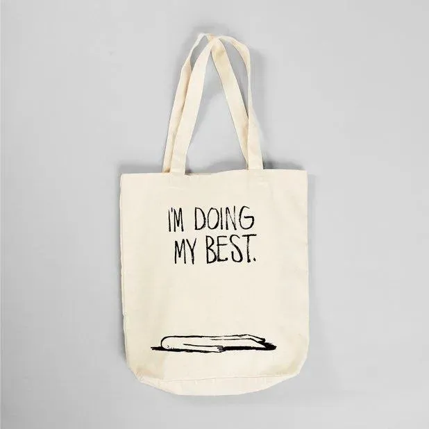 Tote Bag Torekov Doing My Best Off-White