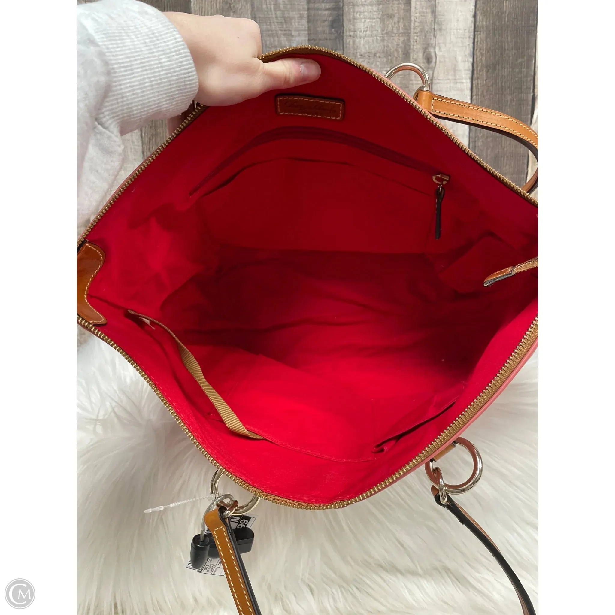 Tote Designer By Dooney And Bourke, Size: Large