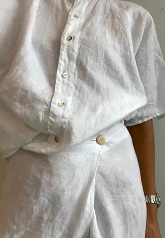 TOTE PANT LONG LINEN