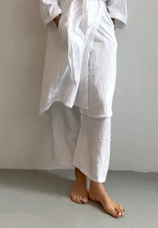 TOTE PANT LONG LINEN