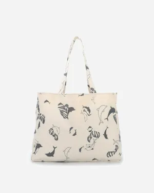 Tote Saga - Dolphins Black/White