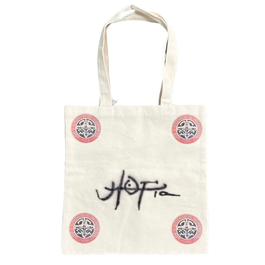 Travis Scott Circus Maximus Tour Cream Tote Bag