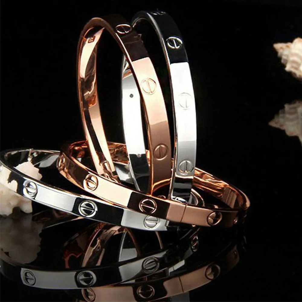 Trendy Crystal Rose Gold Silver Bracelet
