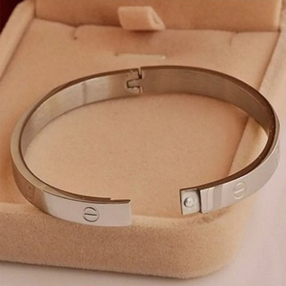 Trendy Crystal Rose Gold Silver Bracelet