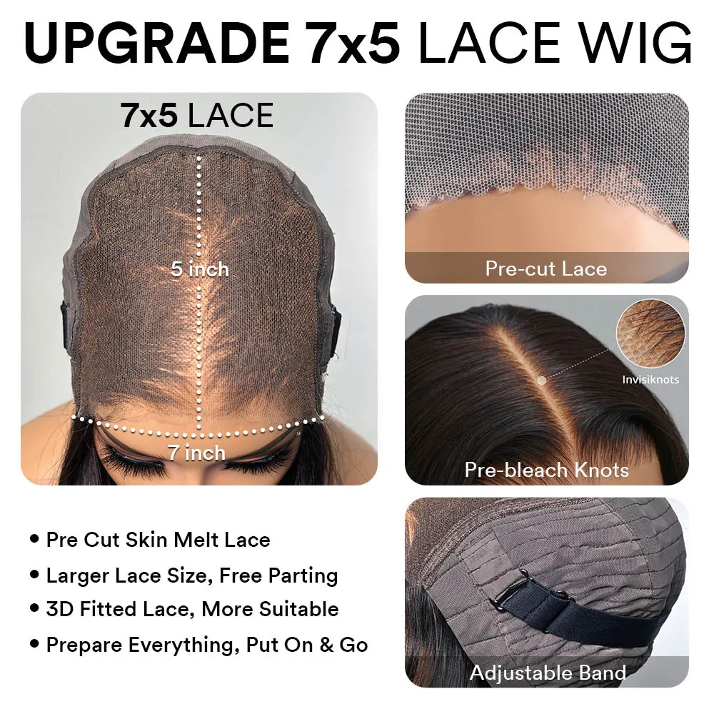 Trendy Layered Blowout Kinky Straight HD Lace Front Kinky Edges Wig