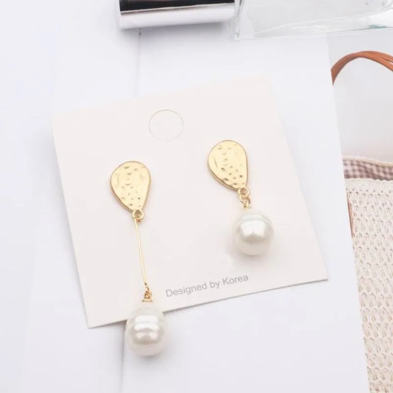 Trendy Pearl Drop Earrings For Women Wedding Jewelry