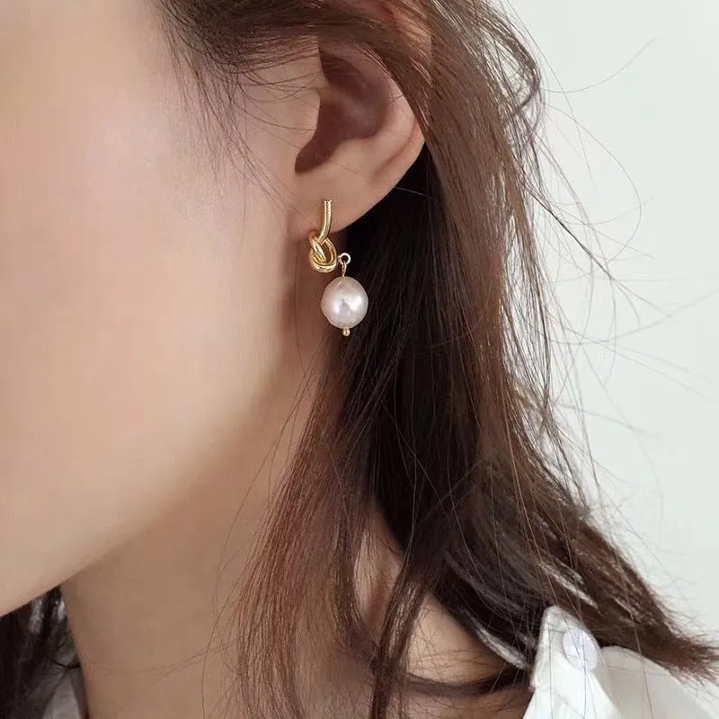 Trendy Pearl Drop Earrings For Women Wedding Jewelry