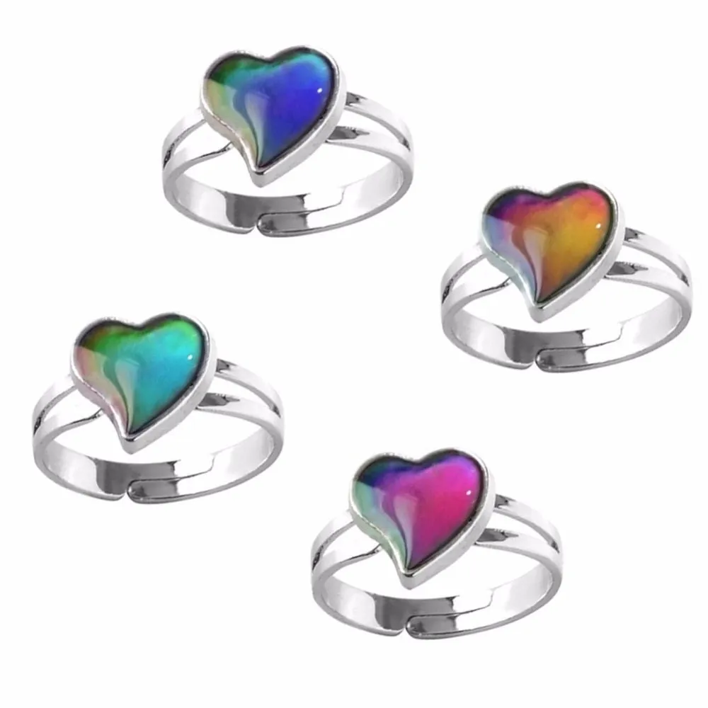 Trendy Temperature Stone Ring For Women's Jewelry
