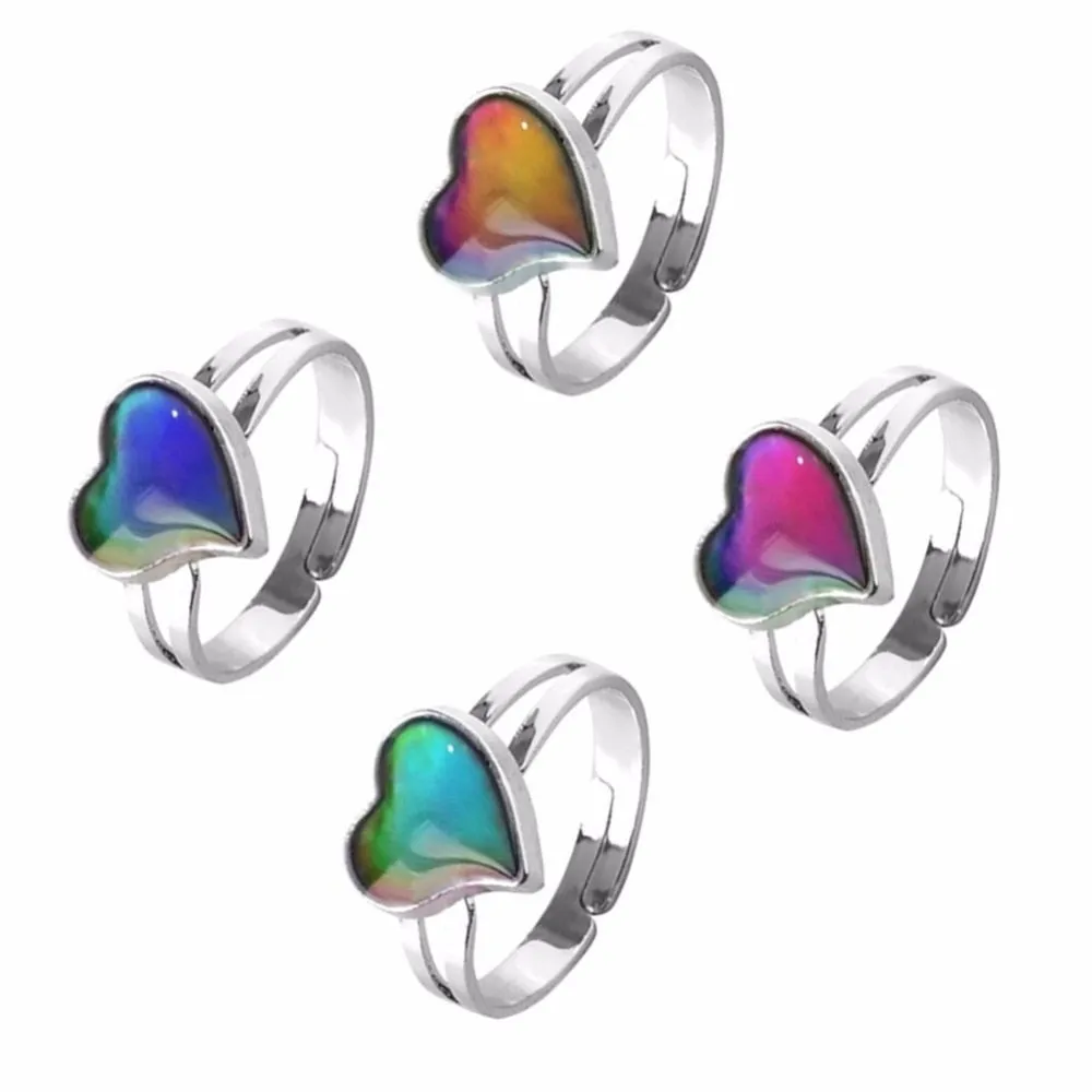 Trendy Temperature Stone Ring For Women's Jewelry