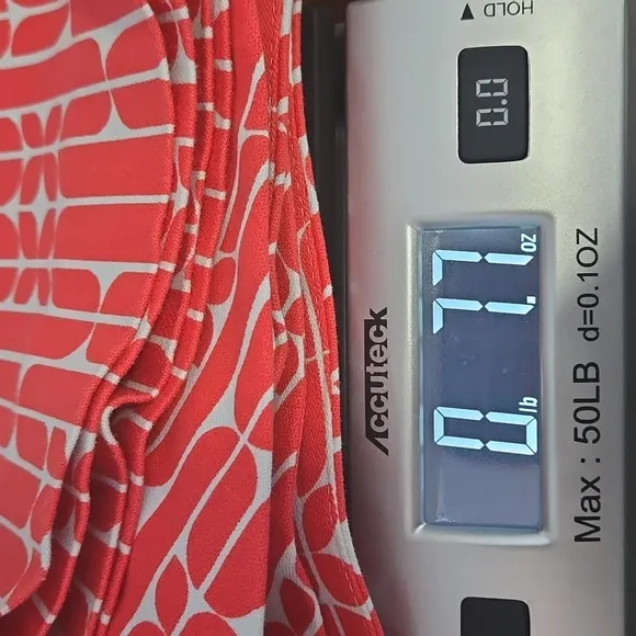 TRINA TURK Corbin 2 II Geometric Print Shorts Coral Red Sz 14 Retro Resort