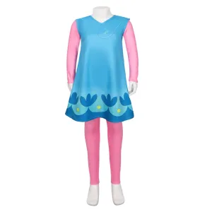 Trolls 2：World Tour Poppy Cosplay Costume Outfits Halloween Carnival Suit