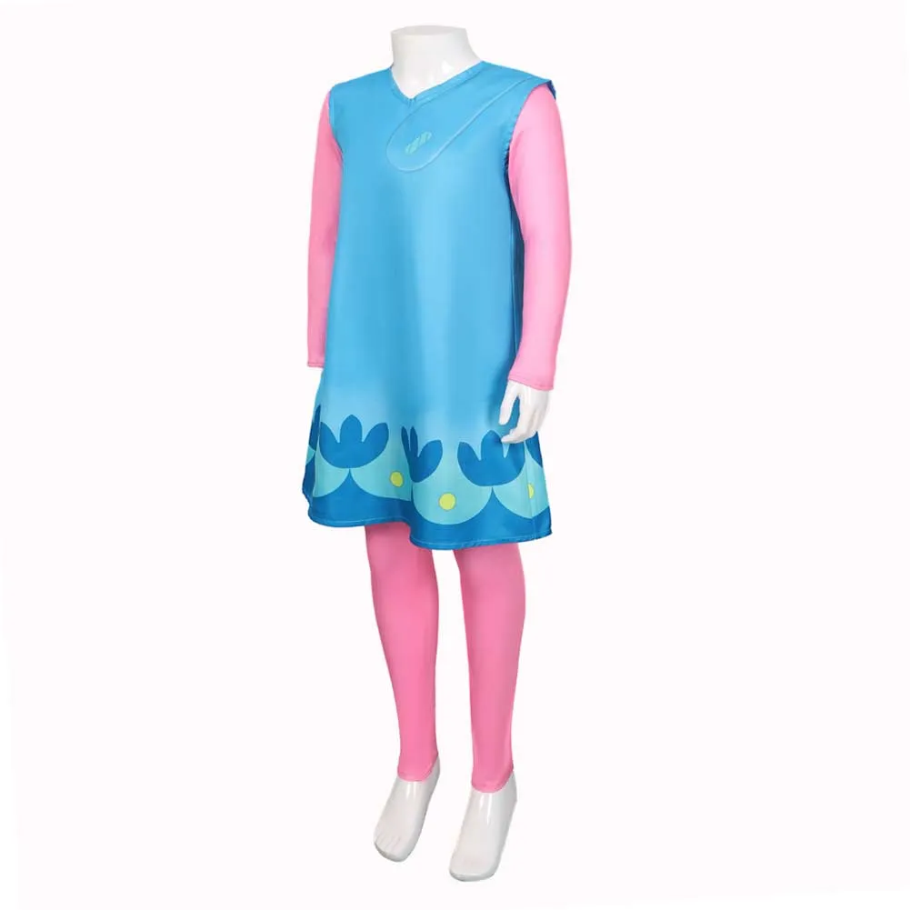 Trolls 2：World Tour Poppy Cosplay Costume Outfits Halloween Carnival Suit