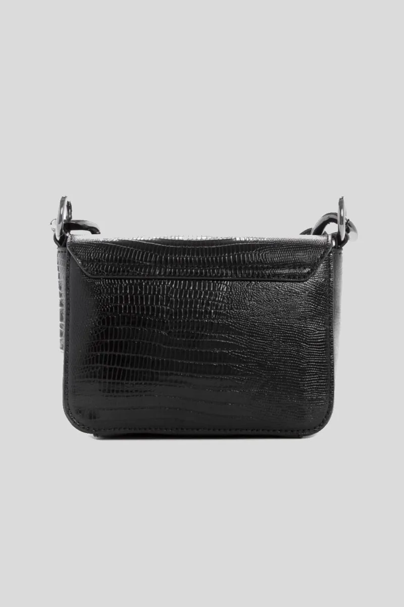 Tullia Top Handle Flap - Black