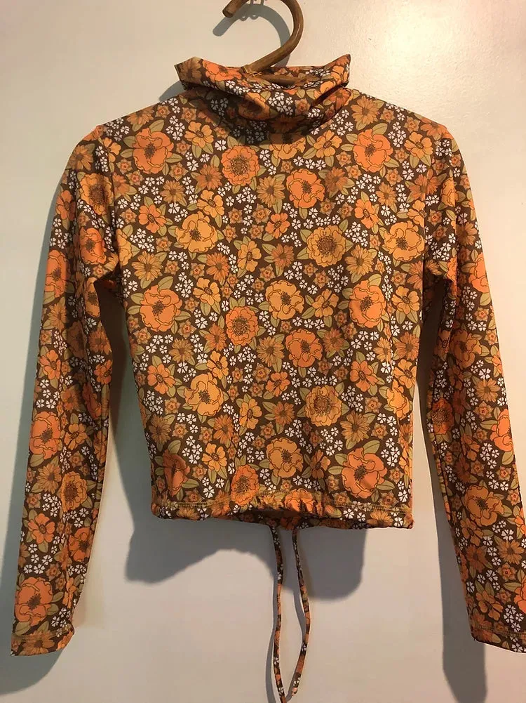 Turtle Top Rashvest in Retro Blossom