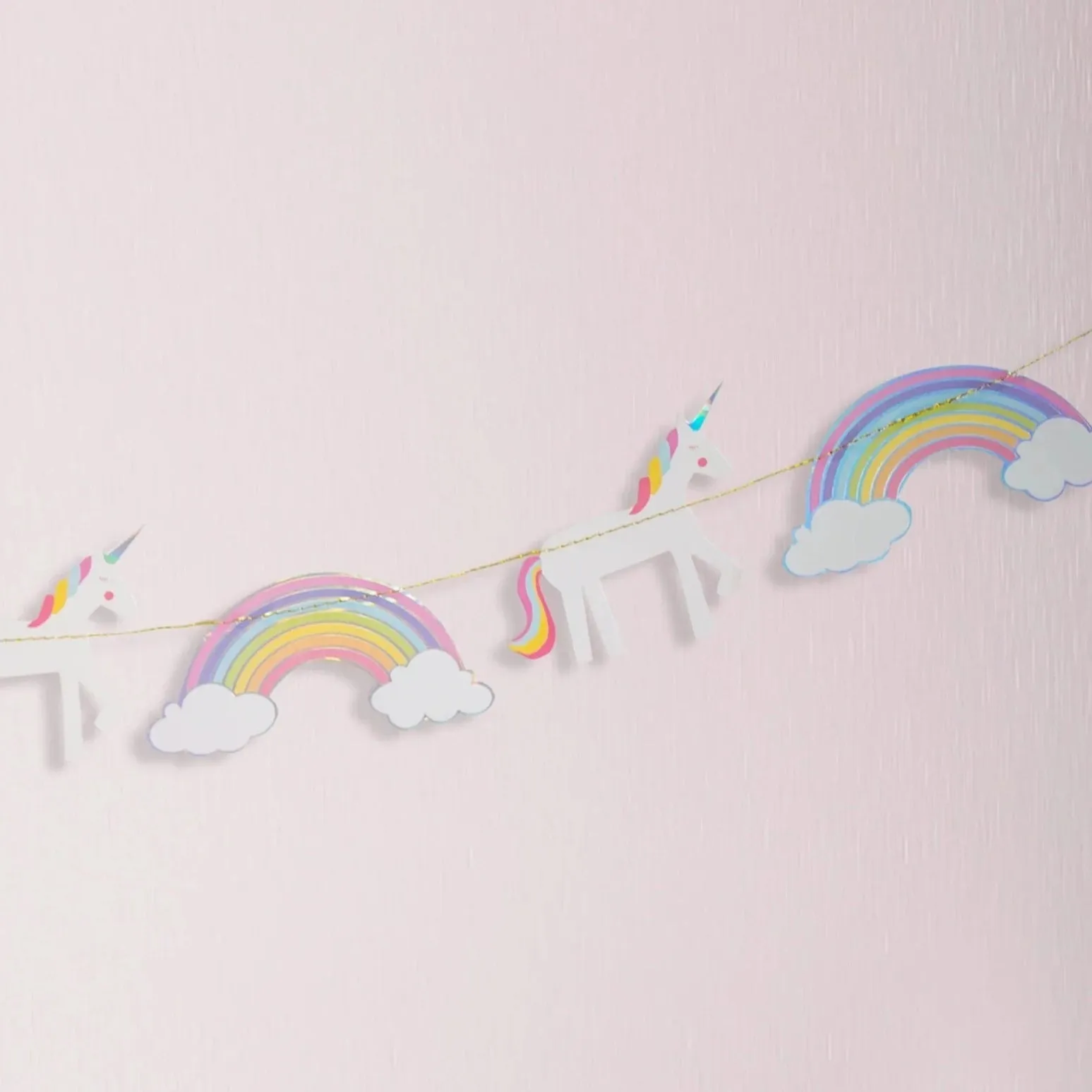 Unicorn & Rainbows Party Garland