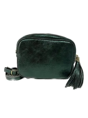 URBAN LUXURY Foiled Crossbody Bag - Forest