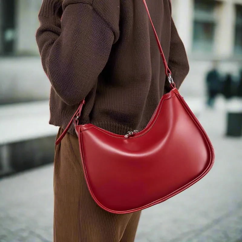 UrbanChic Leather Crossbody Bag - Sleek, Stylish, & Versatile
