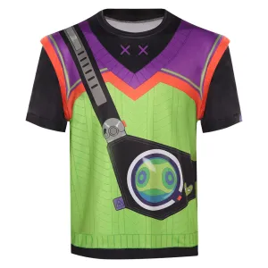 VALORANT-GEKKO Cosplay T-shirt Short Sleeve Shirt Halloween Carnival Party Disguise Suit