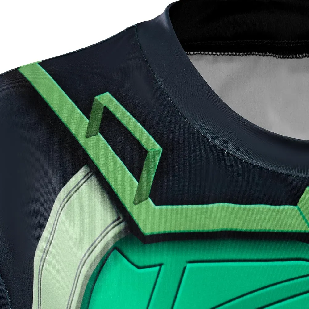 VALORANT Viper Cosplay T-shirt 3D Print Summer Men Women Casual Short Sleeve Shirt