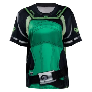 VALORANT Viper Cosplay T-shirt 3D Print Summer Men Women Casual Short Sleeve Shirt